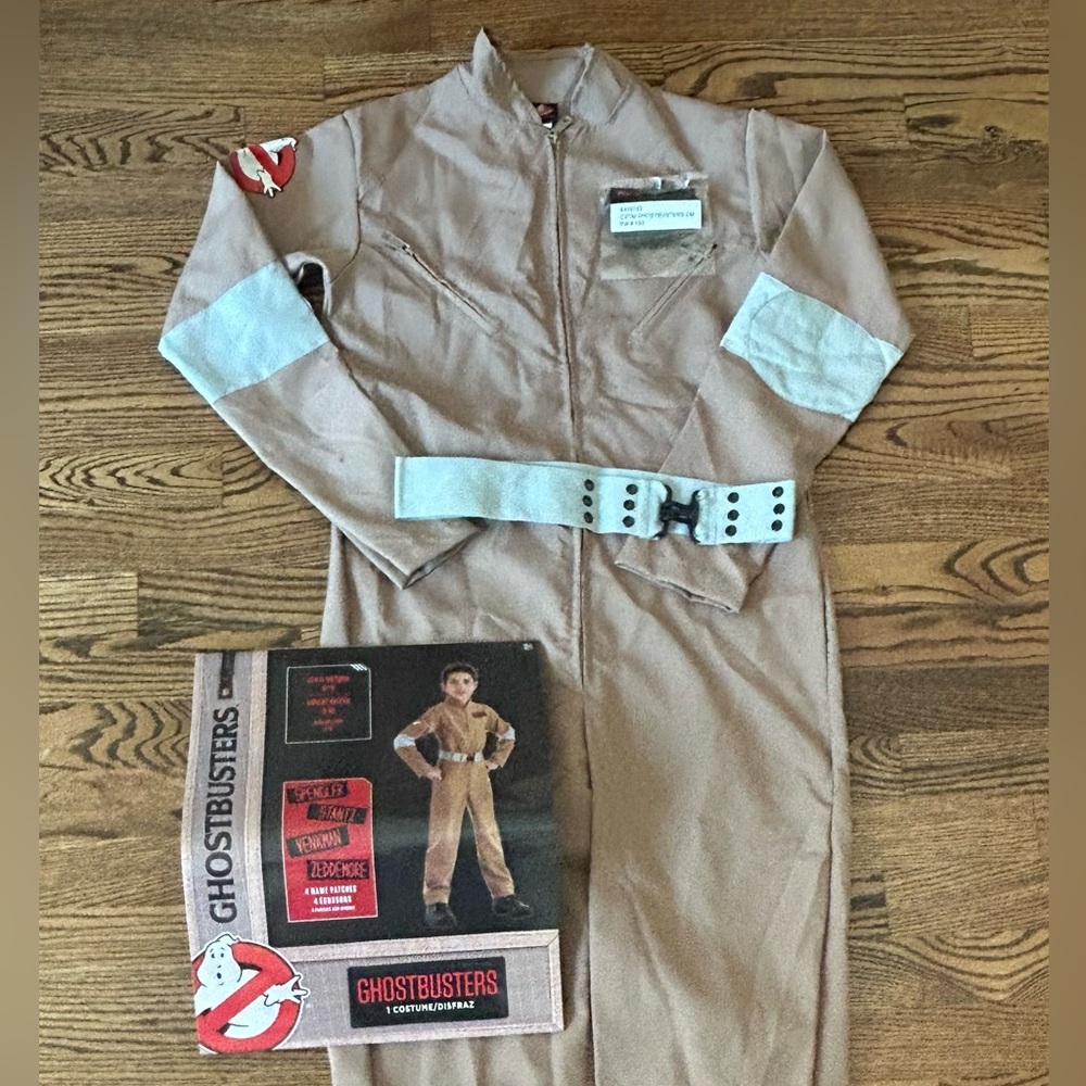 Kids Ghostbusters Costume - Unisex Size 8-10
